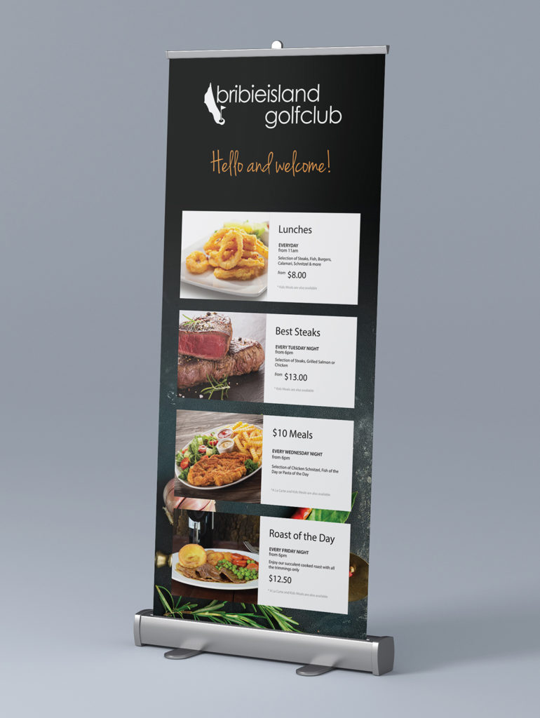 Golf Pull Up Banner